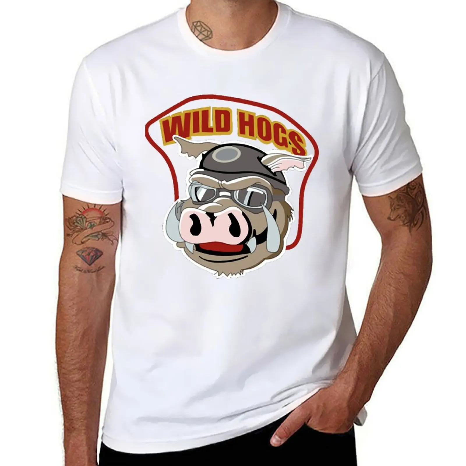 

Wild Hogs T-Shirt cotton tshirt 100% anime t shirts for man t shirt for man 100 percent cotton T-Shirt