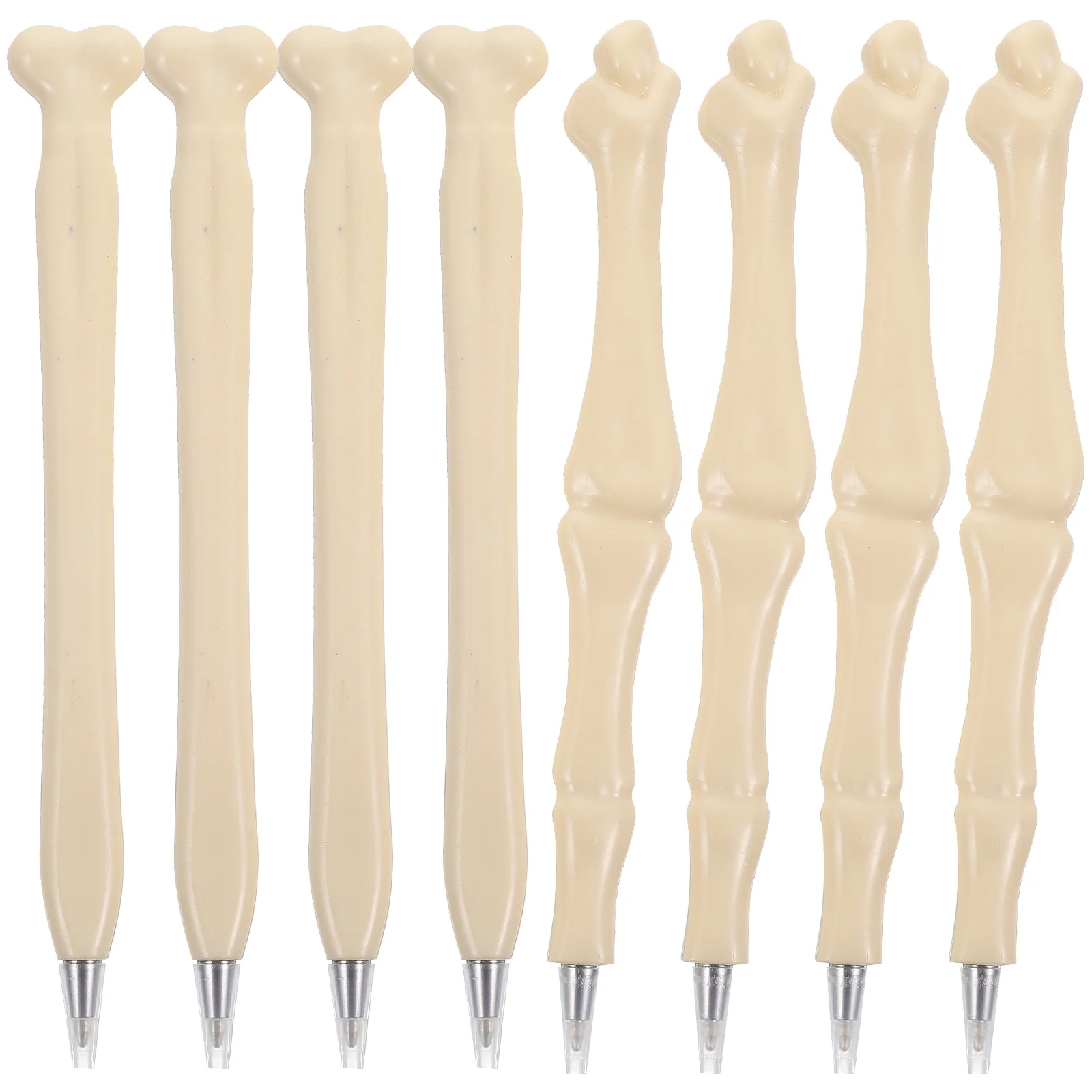 

8pcs Bone Shape Students Decorative Ballpoint Pens Smooth Portable Office Supplies Party Graduation Gifts Festival