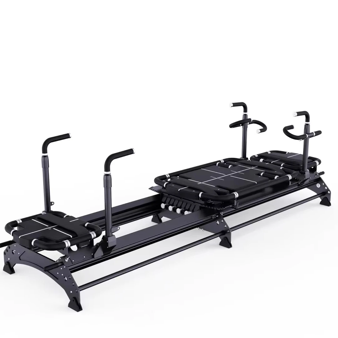 

Luxury Lagree Durable Megaformer Pilates Power Reformer Bed Machine Workout Studio Gym Exercise Aluminum Megaformer Equipment