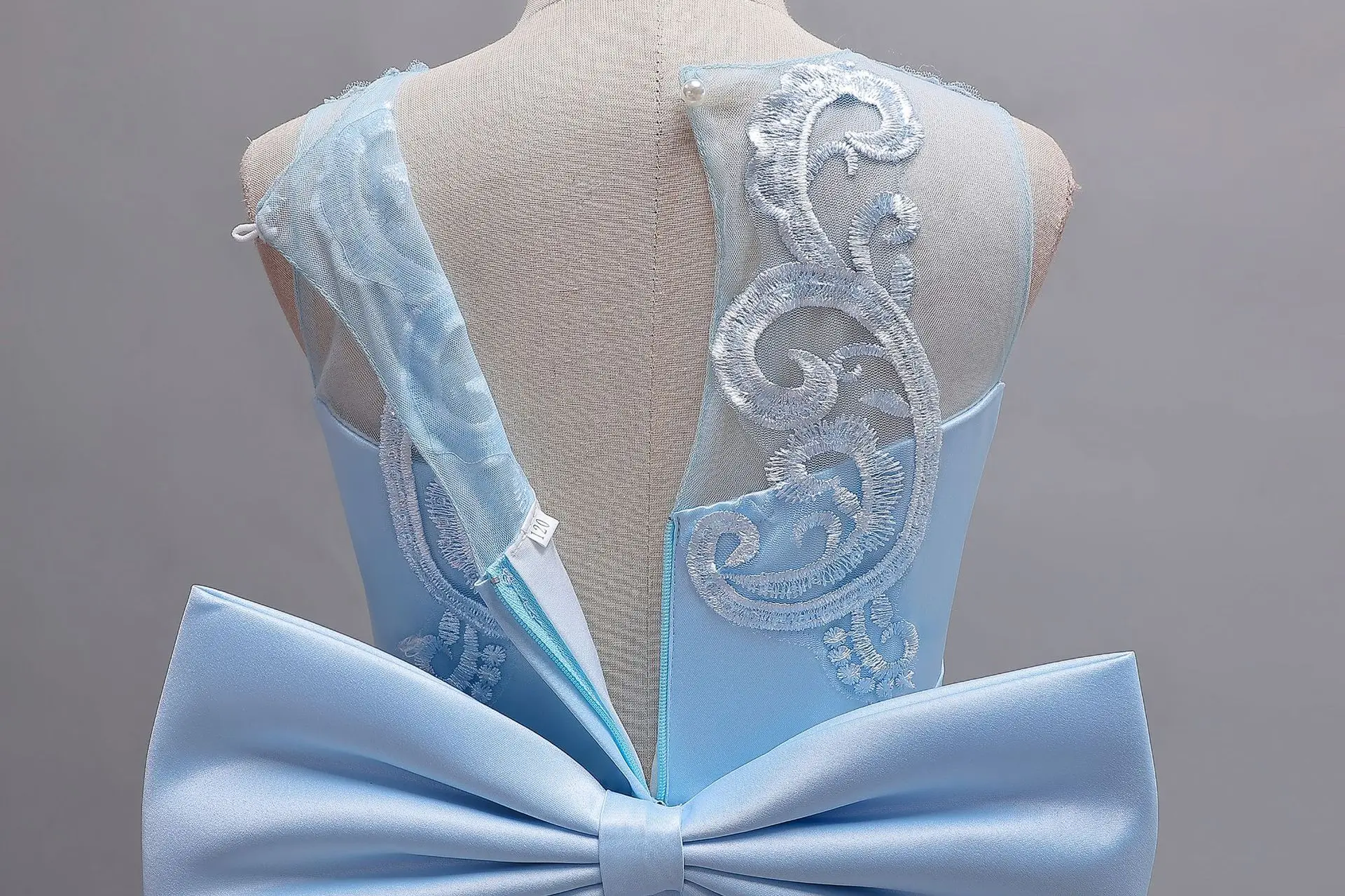 4-12 Jahre Altes Mädchen Elegantes Kleid Transparentes Festliches Geburtstags-Prinzessinnenkleid Langes Karnevals-Abendkleid Sommerkleidung – Detail 21