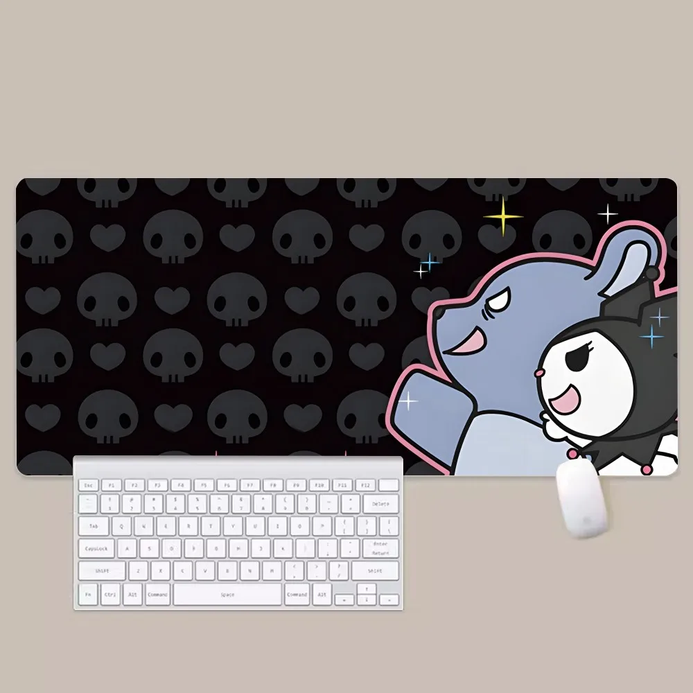 S-sario k-kuromi mouse pad mouse pad neuankömmlinge großes gaming mouse pad l xl xxl gamer mauspad größe für tastaturen matte