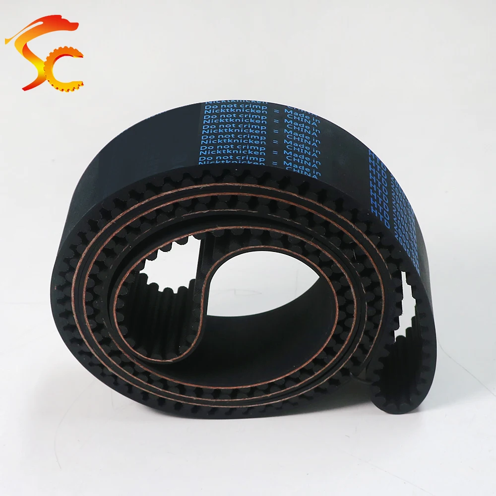 ONEFIRE HTD 8M Timing Belt 8M-2432/2440/2480/2496/2504 Width 20/25/30/40mm Circular Arc tooth  Rubber Closed Loop Belt