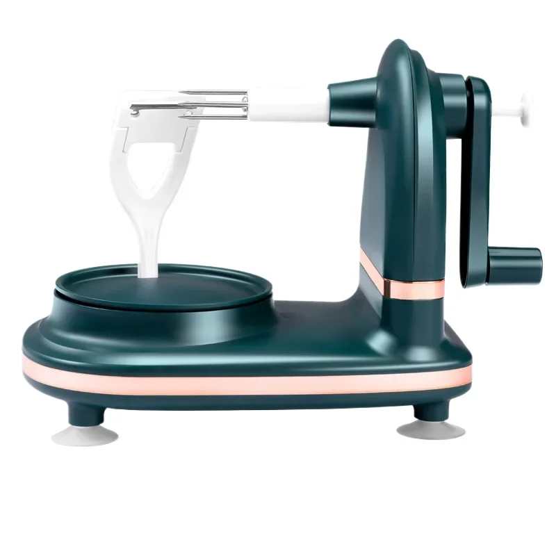 آلة تقشير الفاكهة مقشرة البطاطس الفاكهة مكرنك يدويا مقشرة المطبخ أداة تقطيع التفاح مع 1 قطاعة الفاكهة 1 مجلس و 1 شفرة