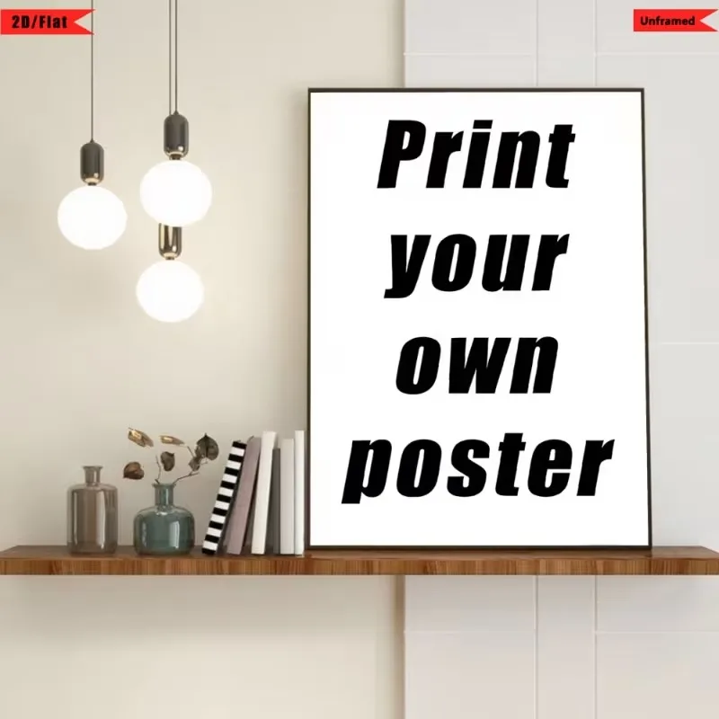 Custom Canvas Prints Photo Wall Art Personalized Poster for Family Life Pets Anime Birthdays Weddings Scenery Home Decor Gifts