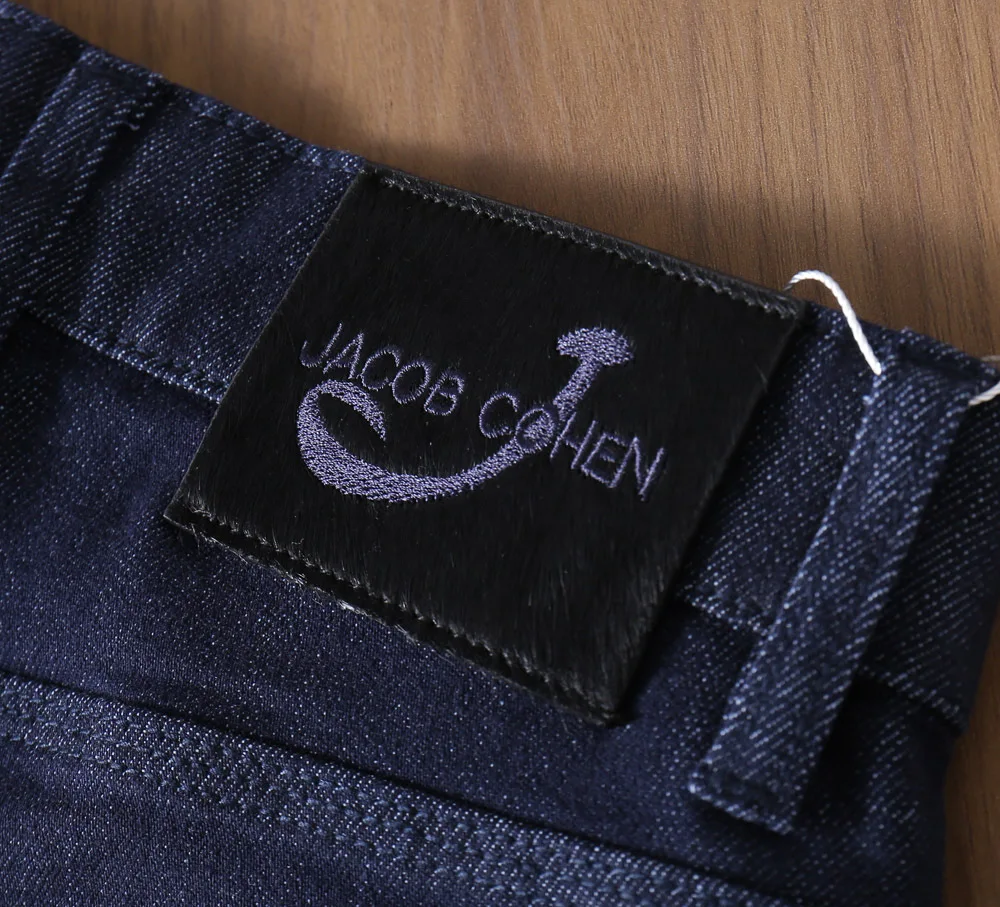 BLLIYOSS Jeans da uomo in cotone sottile 2025 Autunno inverno Nuovo ricamo casual comodo moda taglia 30-40 Pantaloni Vecchio denaro