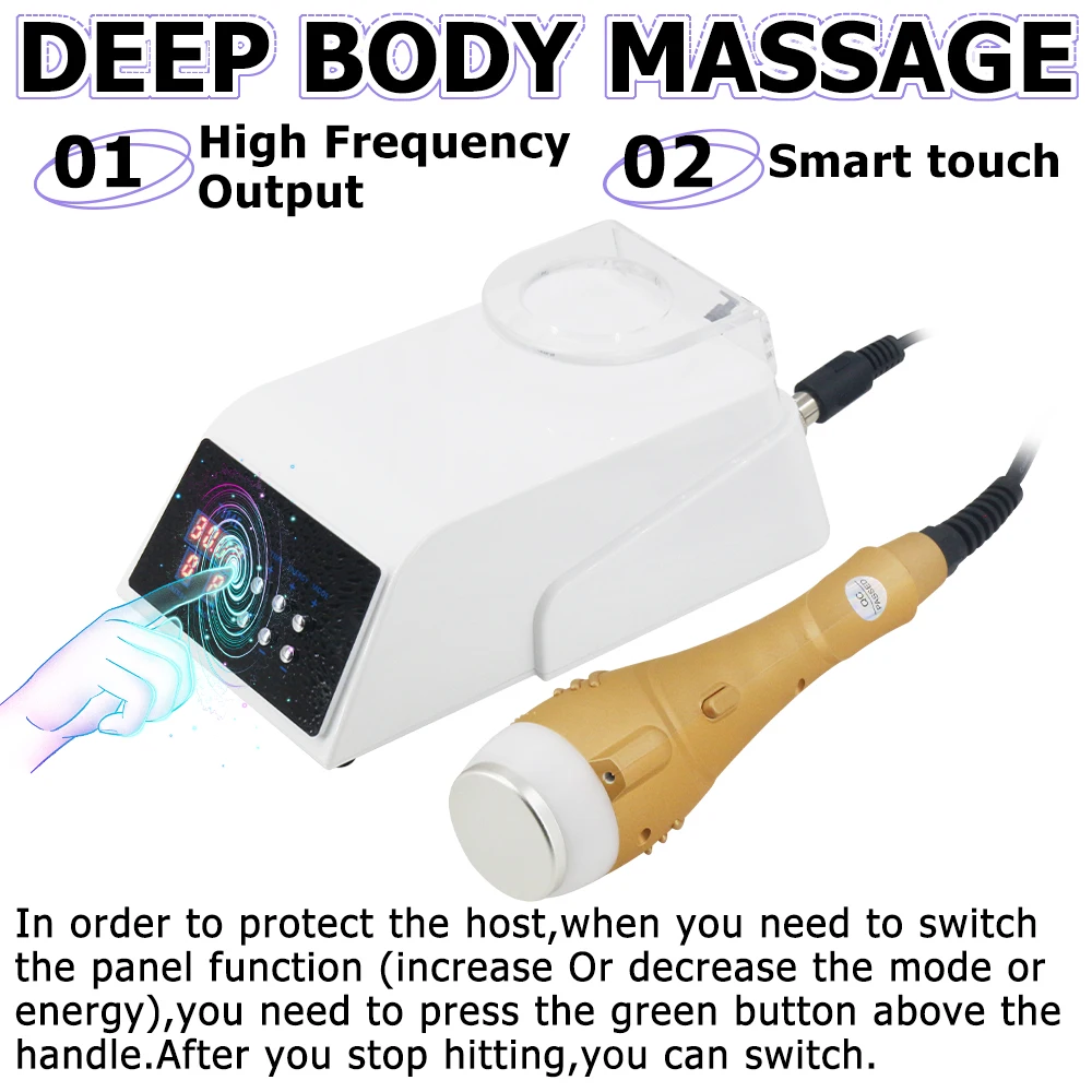 Newest Ultrasonic Therapy Machine Portable Beauty Massage Muscle Pain Relief Massager 1Mhz Physiotherapy Ultrasound Instrument