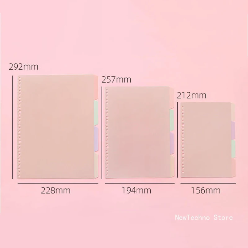 A5 B5 A4 Binder Index Dividers Index Page for Loose-leaf Notebook Scrapbook Stationery Bookmark School Office Supplies 1pc