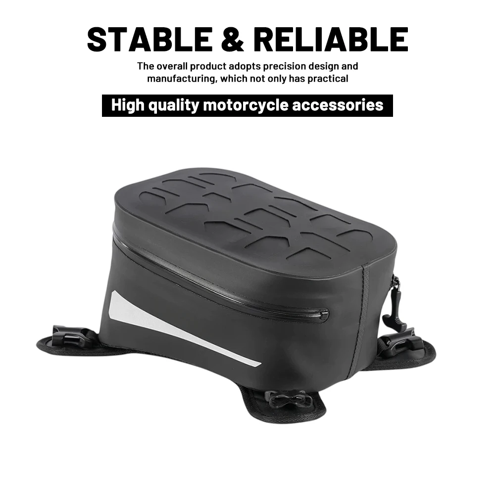 Motorcycle Waterproof Helmet Bag Hard Shell Backpack Motorbike Rear Tail Bag Riding Travel Luggage Equipment
