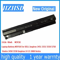 14,8 v 40wh M5Y1K batería Original para DELL 3451 3551 5558 5758 3458 3558 3578 3567 3562 3462 3467 3476 3000 totalmente compatible