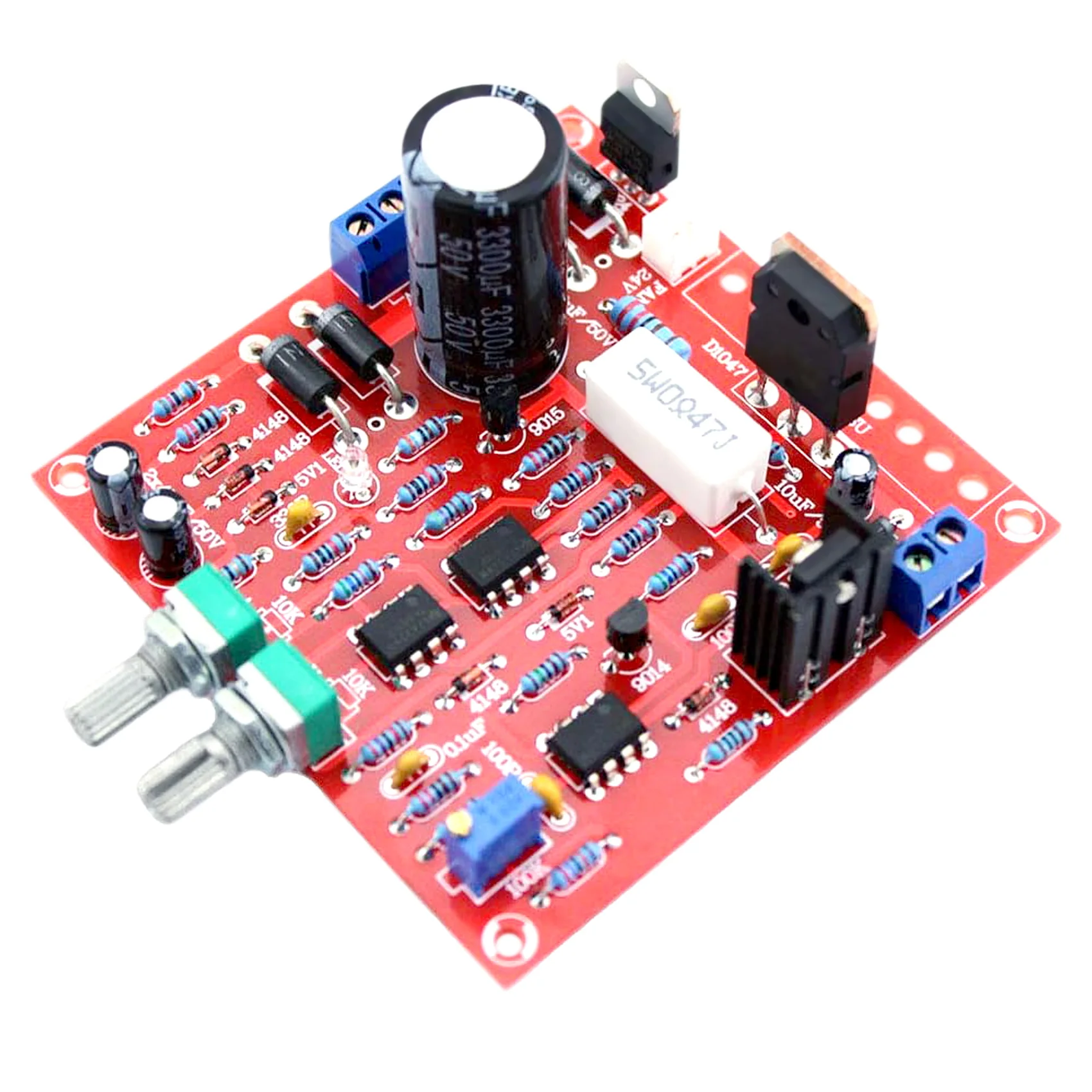 0-30V 2mA-3A Adjustable DC Regulated Power Supply DIY Kit Short with Protection