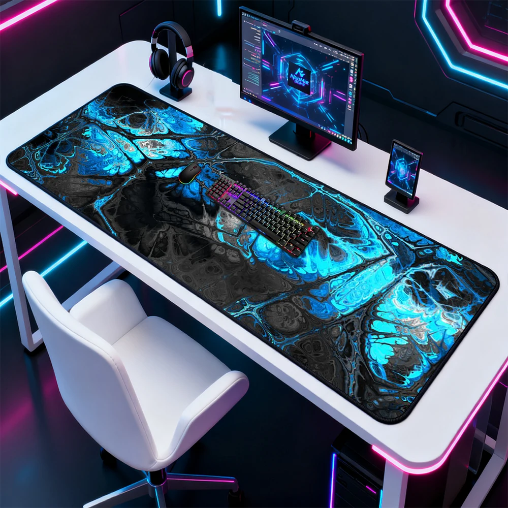 Liquid Abstract Mouse Pad Wide Deskmat 180x60 Gaming Nonslip Large Extra Full Desk Pad Playmat Mousepad Accessories