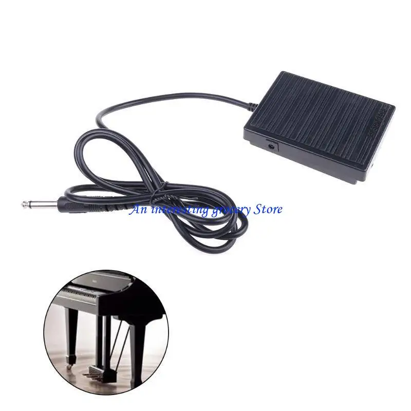 

652D Foot Pedal Keyboard Sustain Pedal Controller Switch for Electronic Keyboards