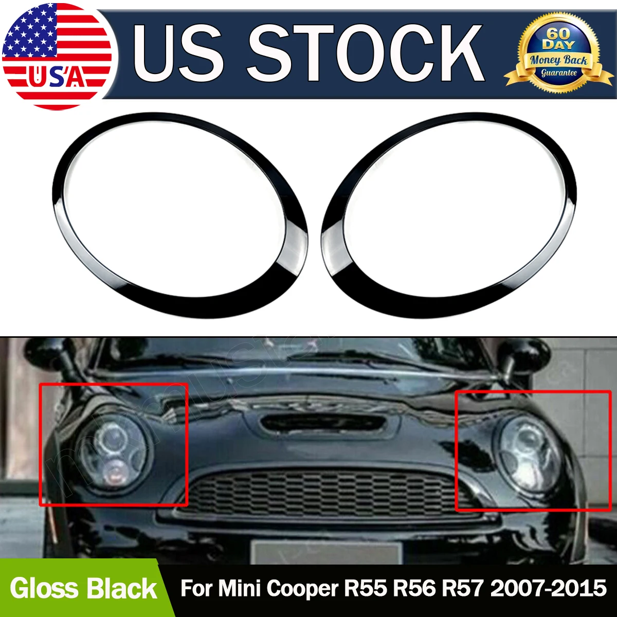 cornici-ad-anello-di-rivestimento-del-faro-nero-lucido-per-mini-cooper-r55-r56-r57