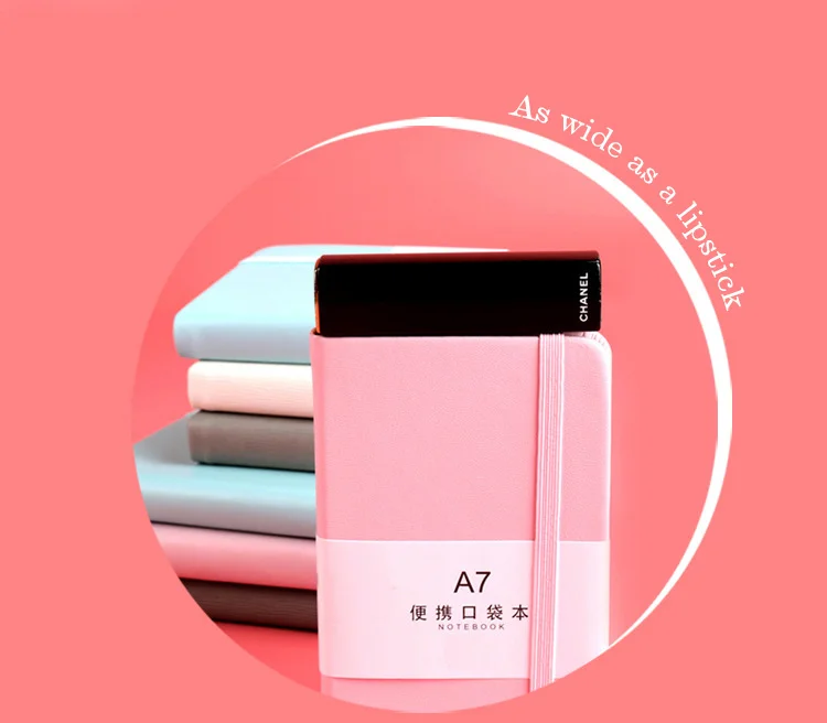 A6 A7 Mini Notebook Tragbare Tasche Notizblock Memo Tagebuch Planer Agenda Organizer Skizzenbuch Büro Schule Schreibwaren 100 blatt – Detail 3