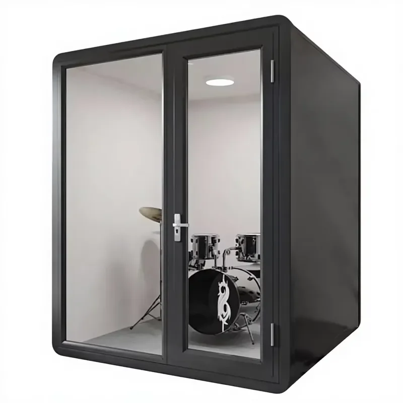 for TongSong Modern HDPE Soundproof Room Silent Booth Mobile Phone Recording Studio Removable Office Sleep Cabin Home Singing