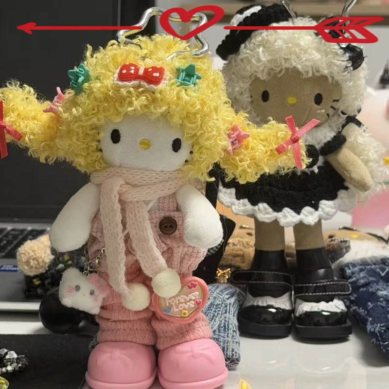 

Sweet Edgy Spiky Hair Long Legs Animal-themed KT Cat Accessories Backpacks Plushies Bags, Dolls, Cute Trinkets for Girls