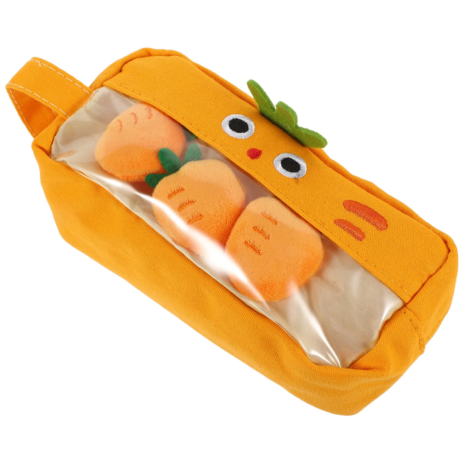 

Cartoon Fruit Pencil Case for Large Capacity Washable Stationery Organizer Smooth Zipper Storage Bag for School Supplies