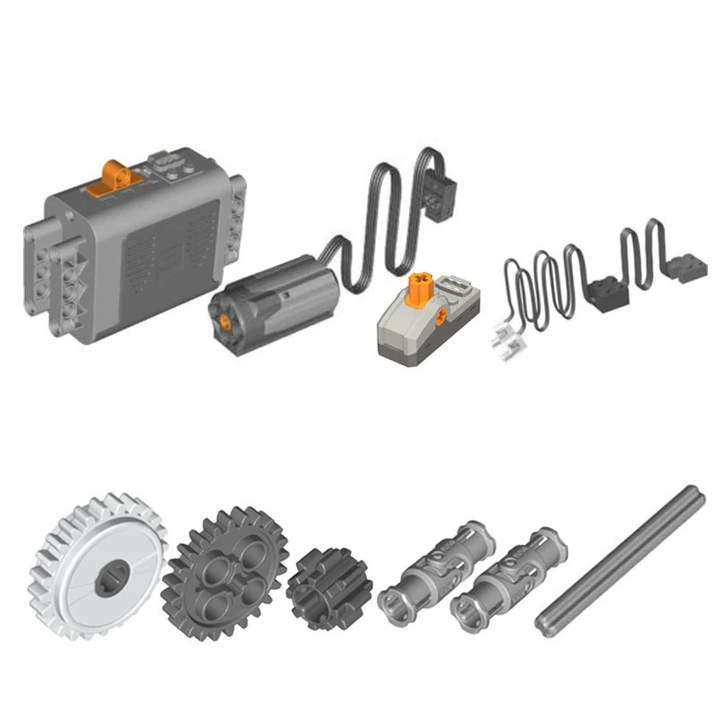 1 Set High-Tech MOC 8293 Mechanical Group Technology Series Motor Kit Power Functions motors Building Blocks for 42006 Excavator