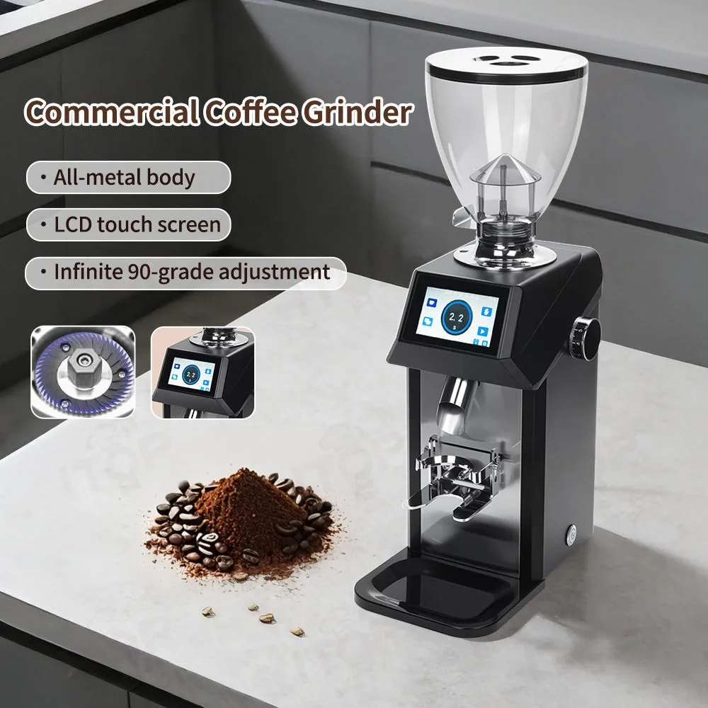 Coffee Grinder Burr Flat - Molinillo de café eléctrico ITOP comercial