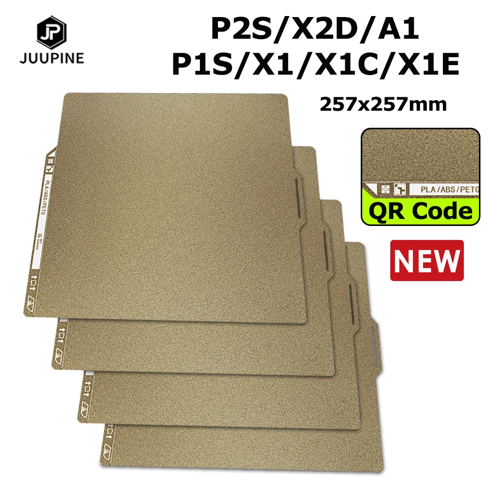 257x257 Pei Textured for Bambu Lab P2S X2D X1C A1 P1S P1P X1 Build ...