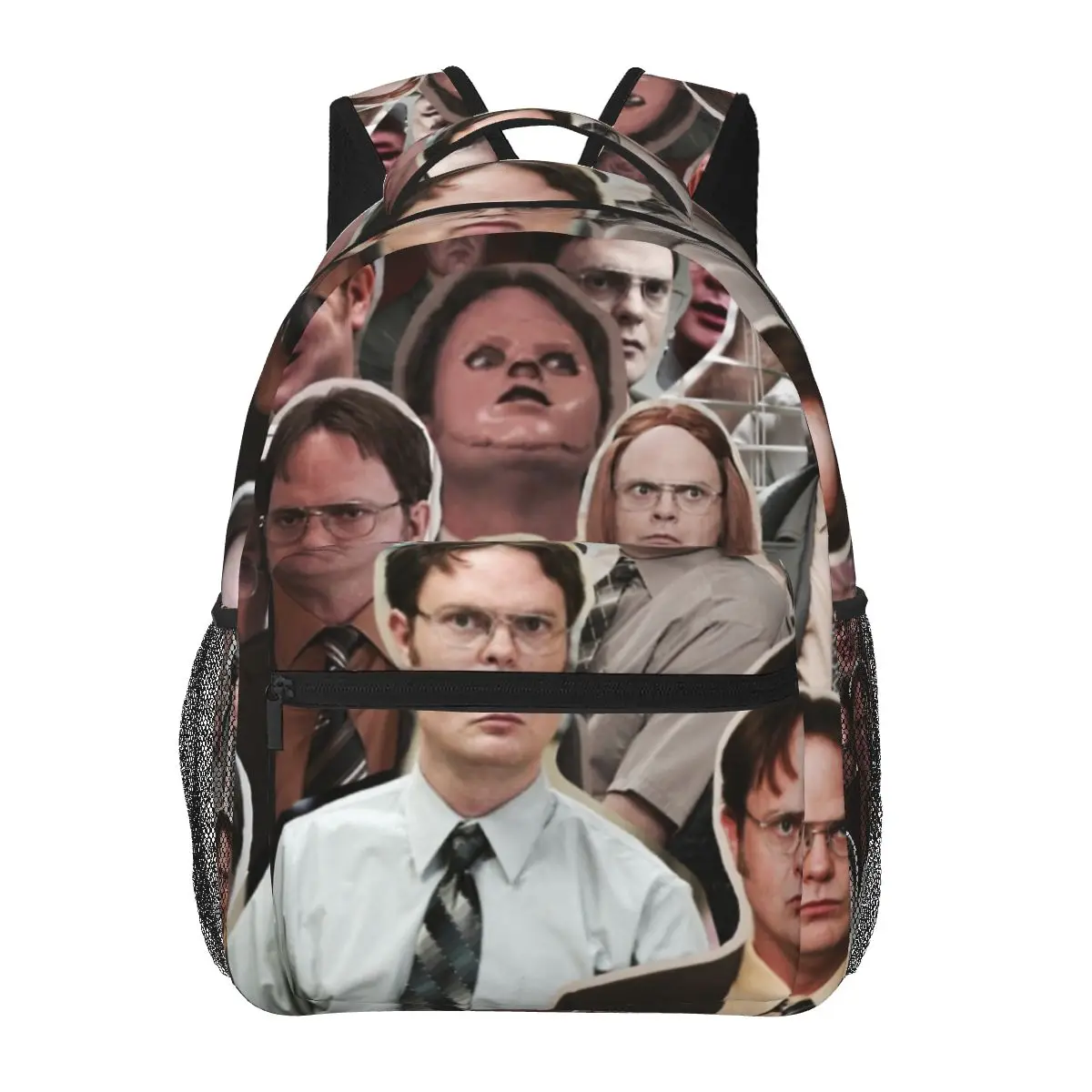 

Dwight Schrute - The Office Backpacks Boys Girls Bookbag Students School Bags Laptop Rucksack Shoulder Bag Large Capacity