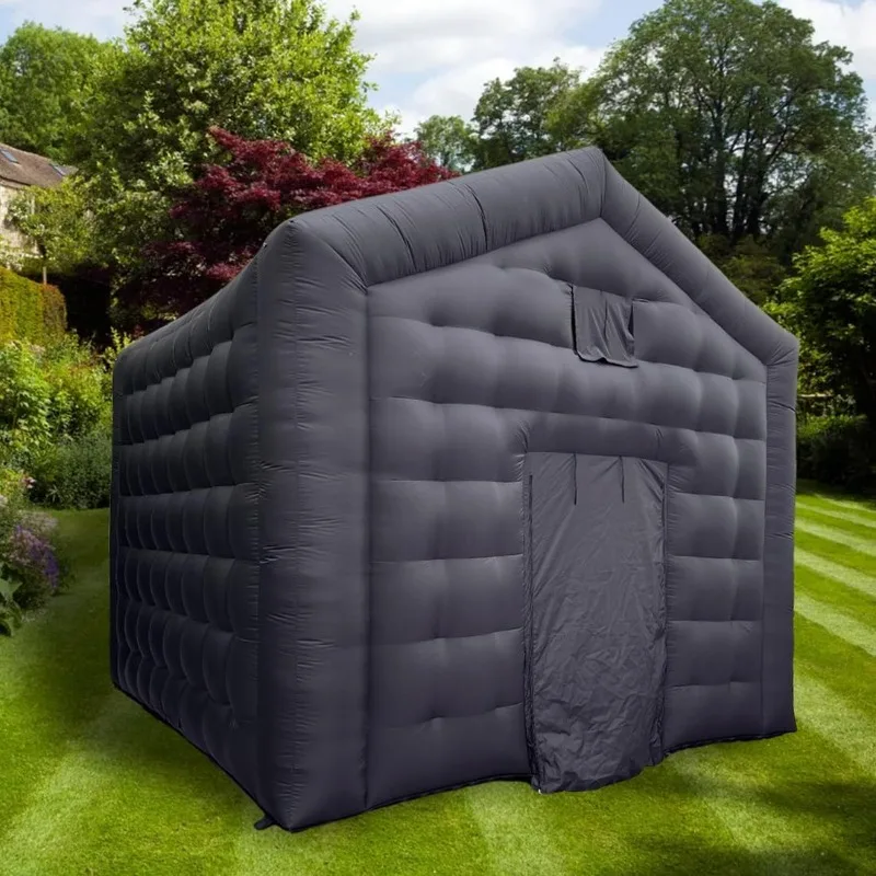 

Wedding Tent Square Gazebo Event Room, Big Mobile Portable Night Club Party Pavilion for Backyard/Outdoor Events(15ftx15ft)