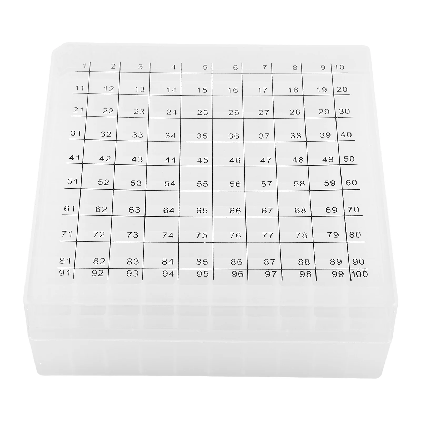

Cryogenic Storage Box 1.8/2/5/10Ml Multicompartment Rack Freezer Safe Tube Holder Plastic Vial Organizer Lab