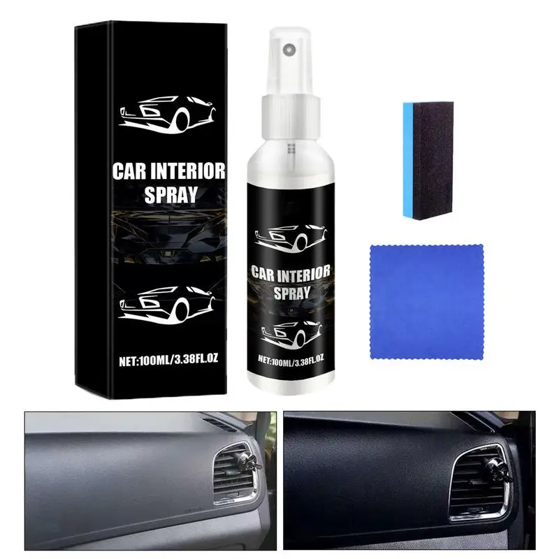 

Car Dashboard Cleaner 100ml Interior Detailer Vehicle Detailing For Preventing Drying Stain Removal Scratch Repair