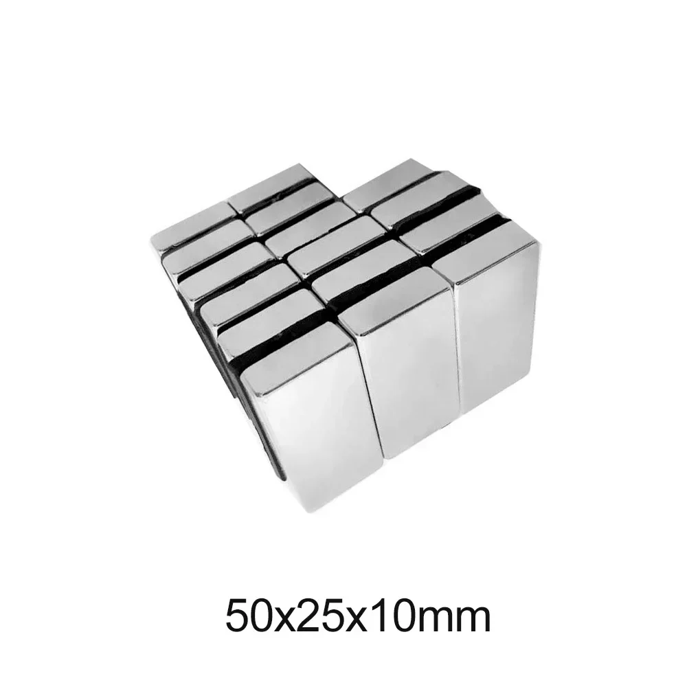 

50x25x10mm Block Powerful Magnet 50x25x10mm For Home Refrigerators, Offices DIY 50*25*10