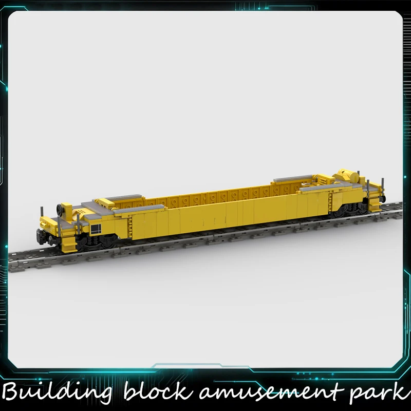 

586 Parts Railway Container Transport Cargo Car Model Technology Building Blocks Creative Children Toys Christmas Display Gifts