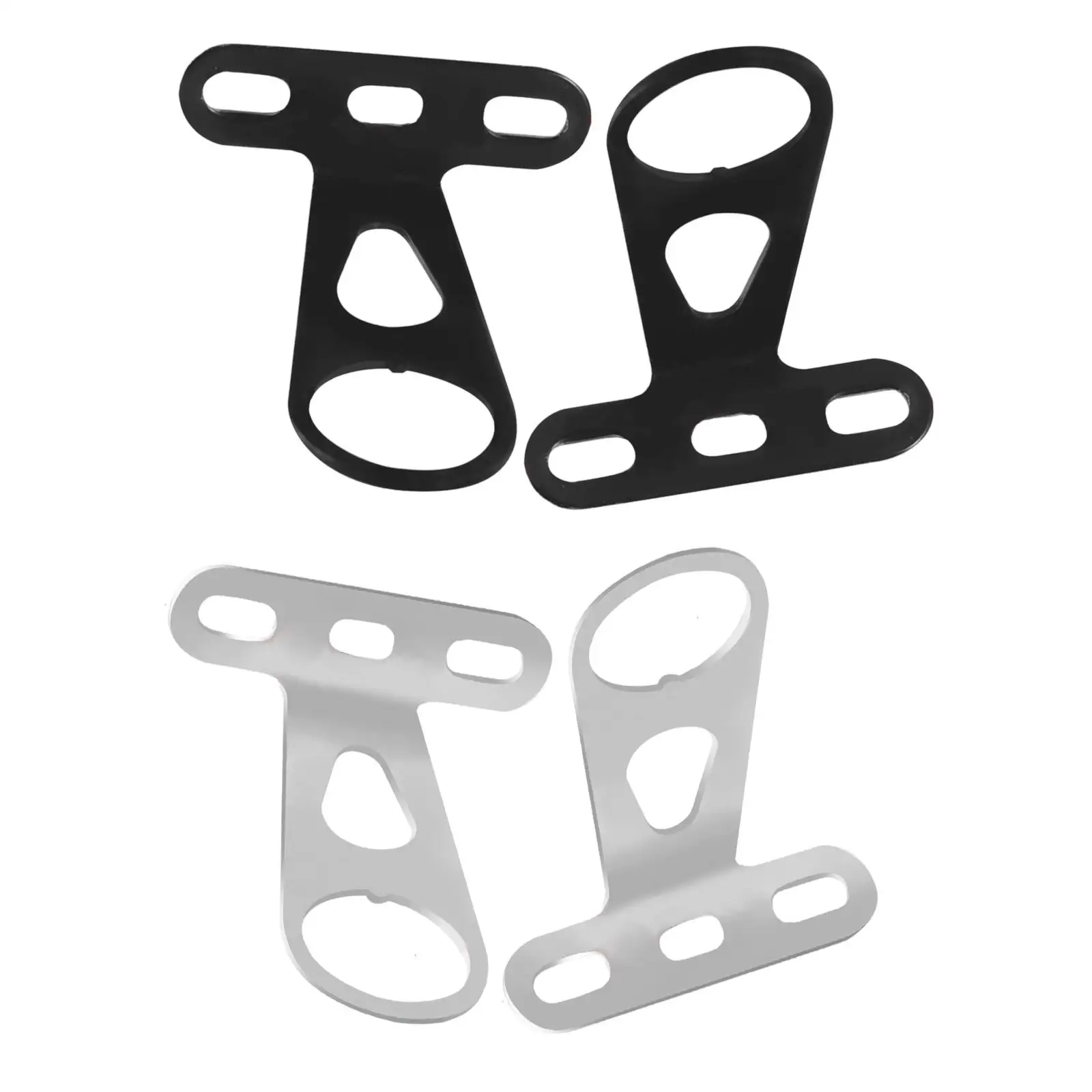 2x Bike Front Basket Fixed Holder Support Brackets Universal Sturdy for Bike Basket Installation for Biking Mountain Bicycles