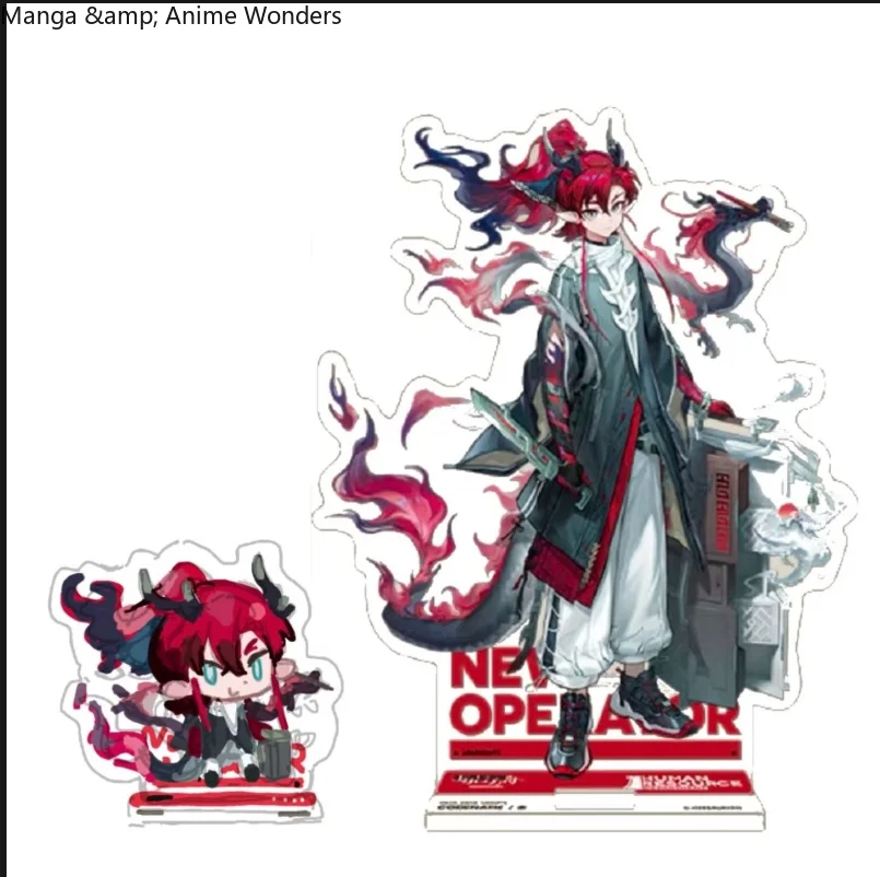 

Anime Arknights Virtuosa Cosplay Acrylic Stand Model Desk Decor Cosplay Standing Sign Kawaii Game Fans Gift Collection