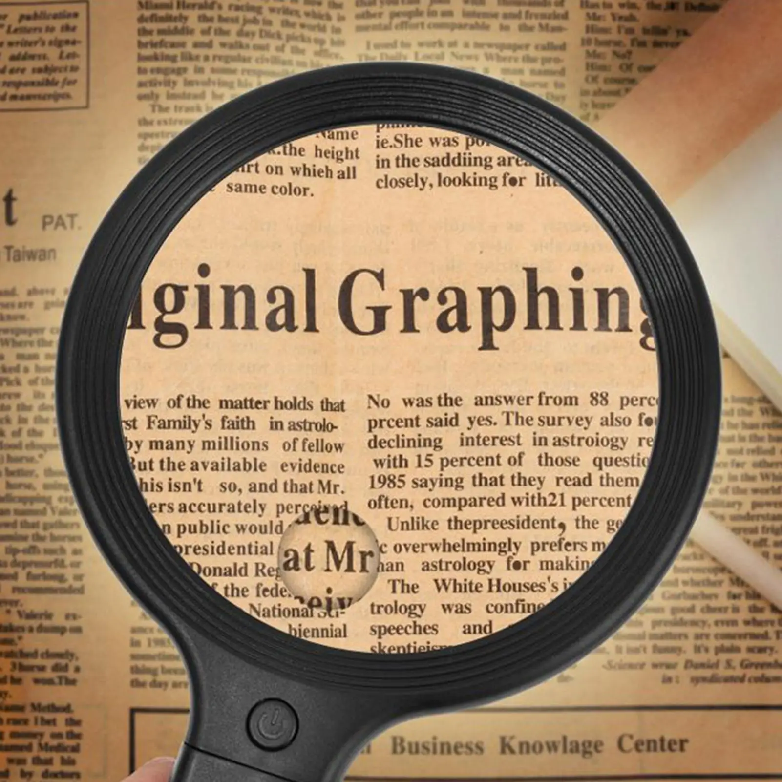 LED Neck Wear Lighted Magnifier Handheld MagnifyingGlass Rechargeable 3 Light Modes Desktop Magnifier For Read Sewing Jewels