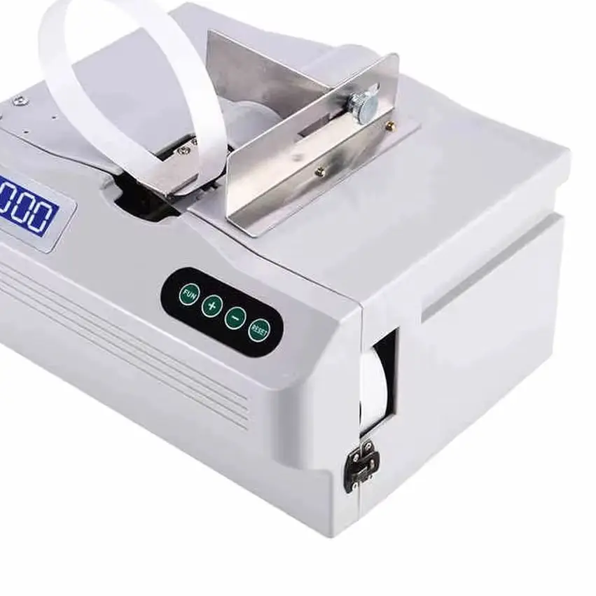 HOT Bank Cash Baler Cross Binding Machine 45W Paper Tie Binding Machine Automatic Banknote Bundle Machine