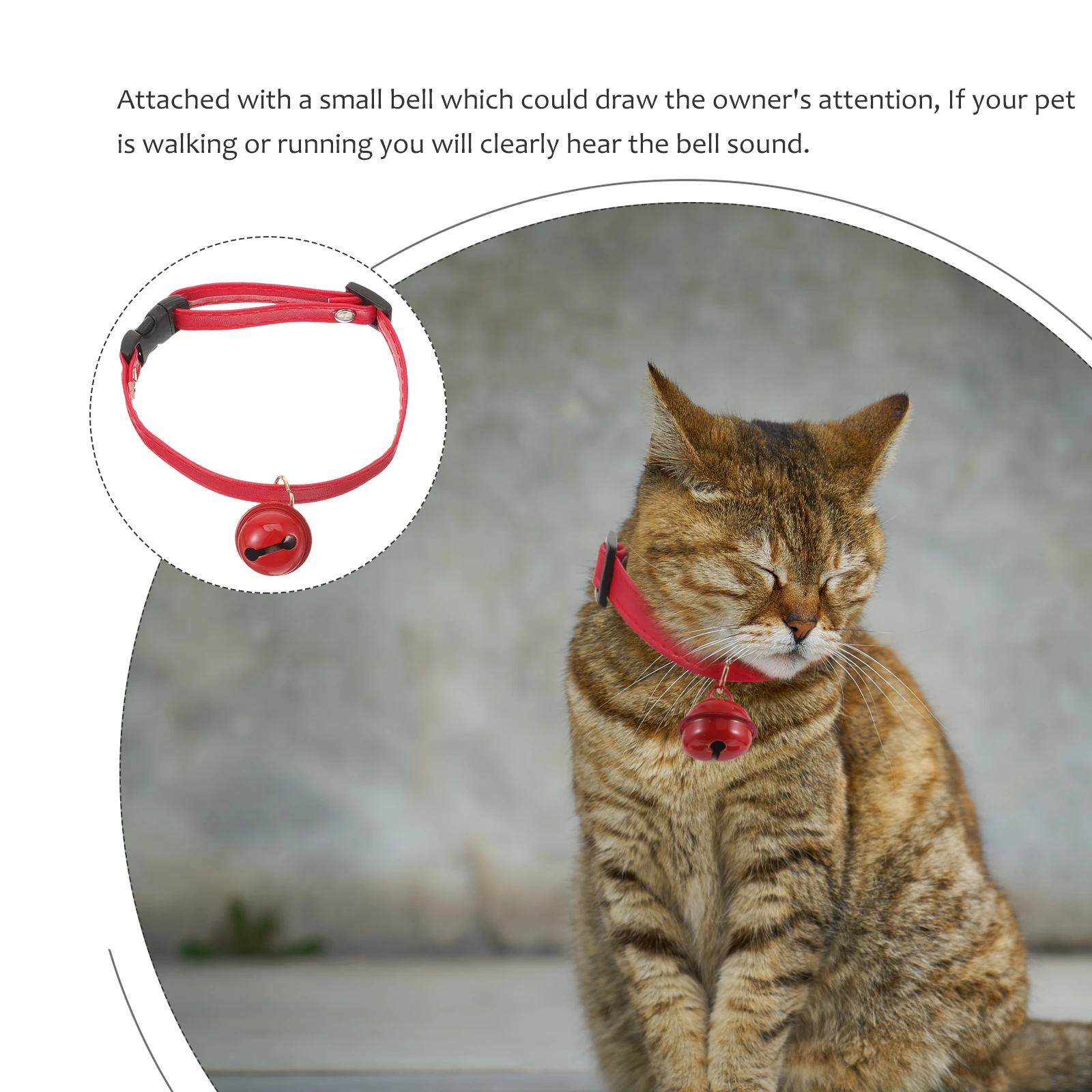 

Cat Collar Adjustable Kitten Collars with Bell Soft Durable Material Comfortable Fit Pet Webbing Sweet Color Lovely Fashion