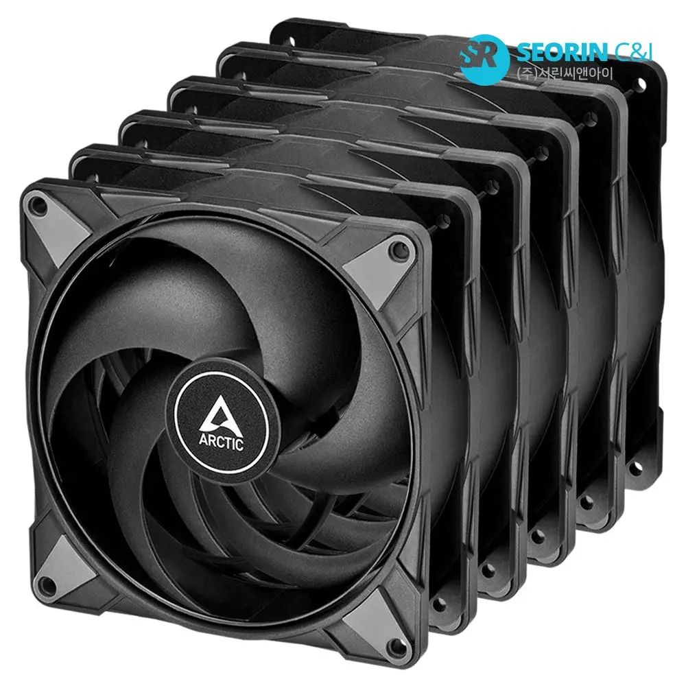 [Seorin Oficial] Arctic P14 Max Seorin Negro Paquete de 5