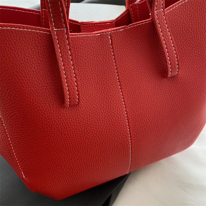 여성용 재봉사 캐주얼 PU 지퍼 대용량 숄더백, 인기 - Women Bags Designer Sale 리뷰 및 가격