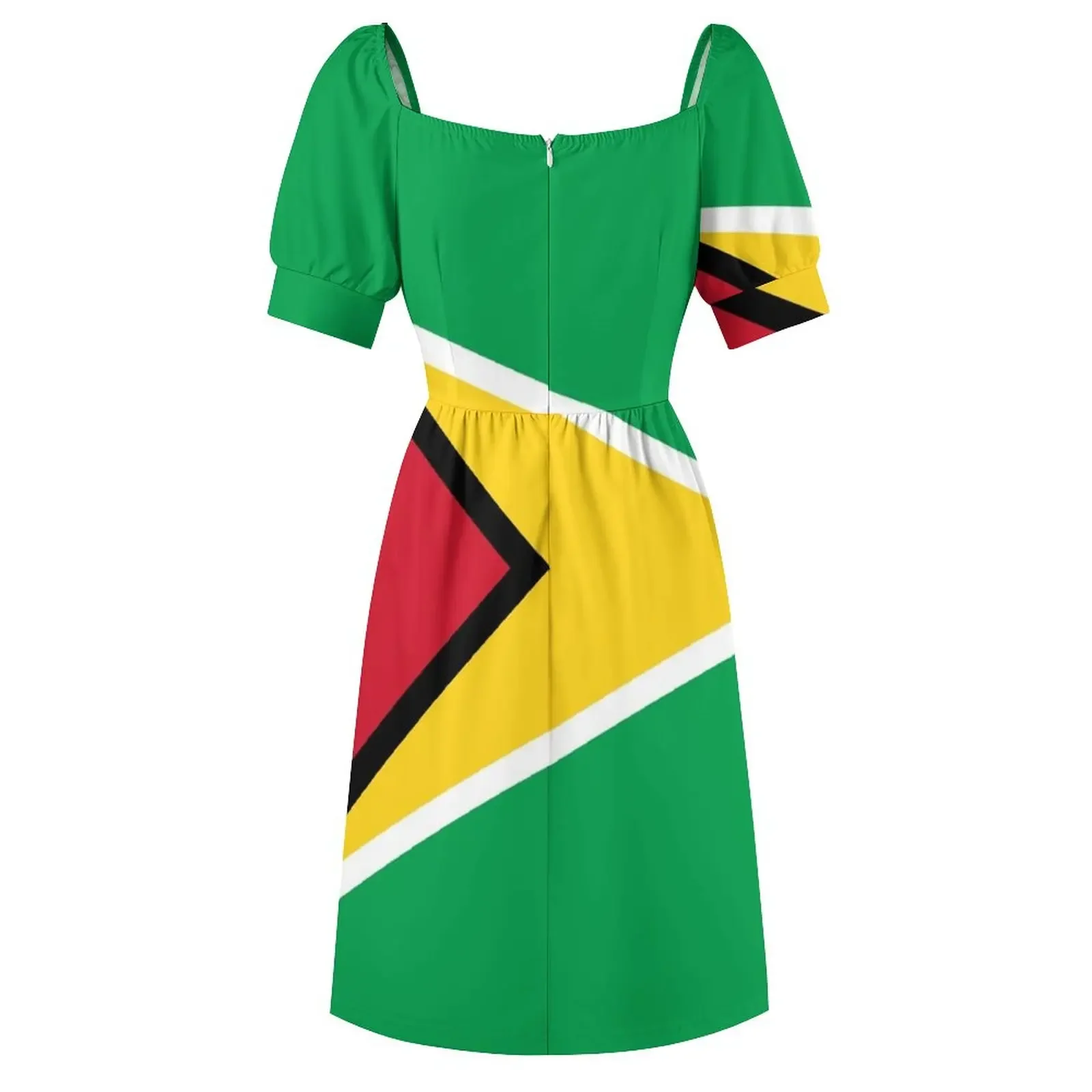 T-shirt bandiera Guyana - Adesivo Guyanese Abito a maniche corte Abbigliamento estetico abbigliamento donna abito sexy sensuale per donna