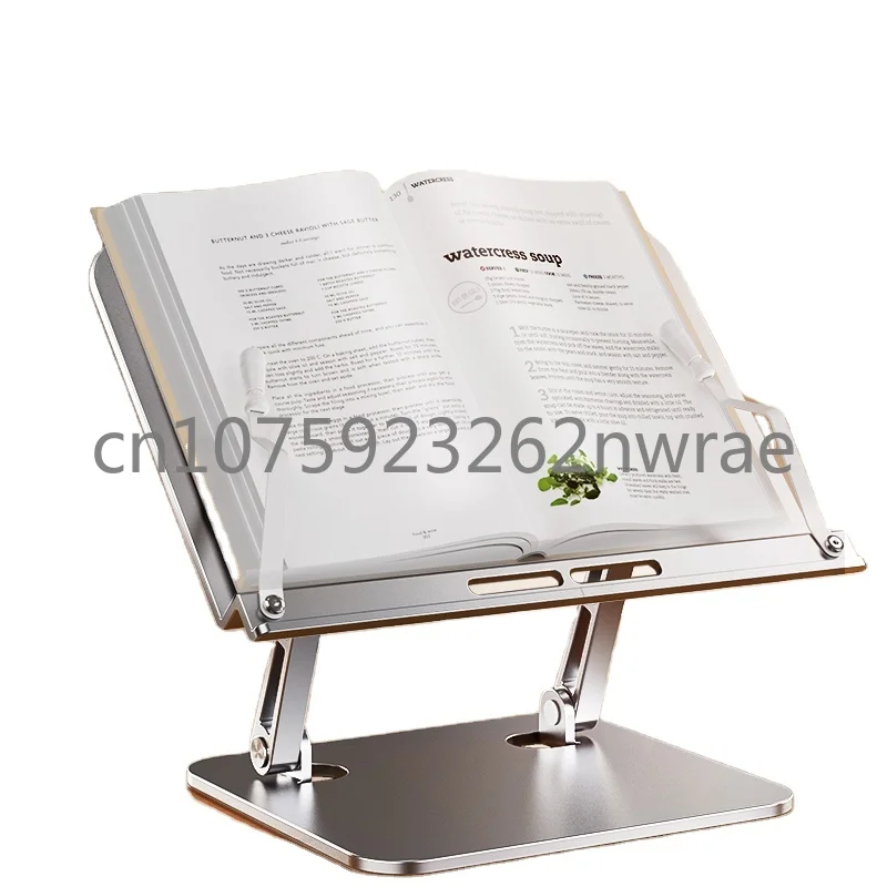 2023 High Quality Aluminum Alloy Reading Book Stand Shelf High durability Adjustable Mini Flat Bracket Tablet PC Holder Gift Set