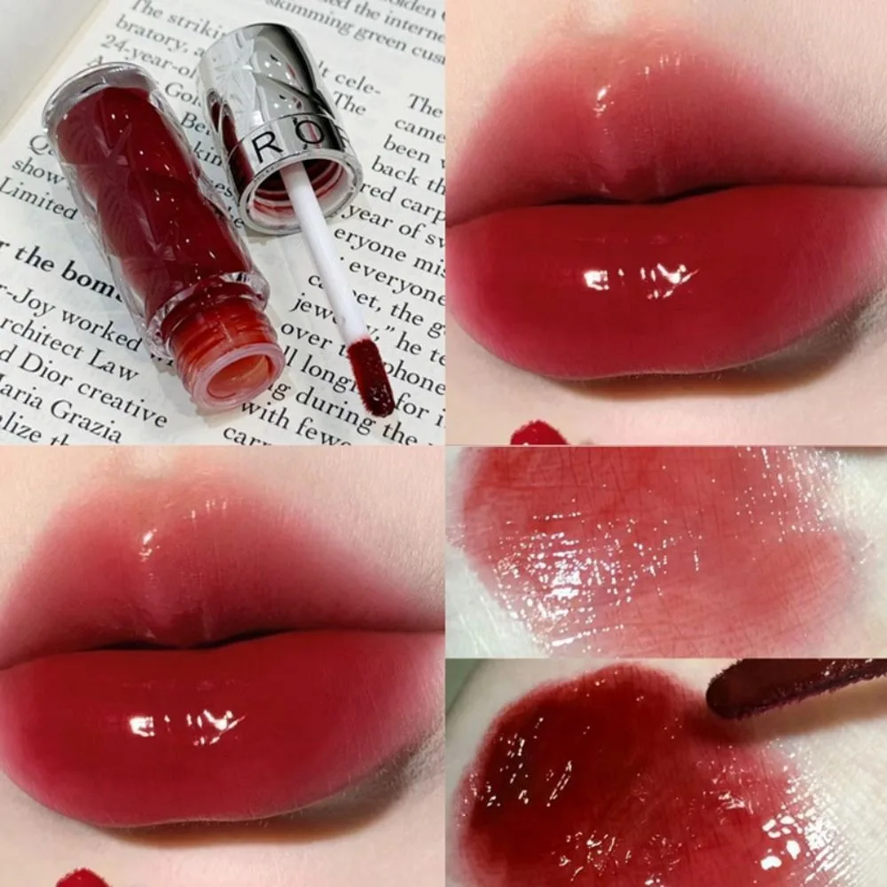 Summer New 6 Color Lip Gloss Water Crystal Glass Lasting Women Lipstick Whitening Velvet Ink Lip Glaze Cosmetic