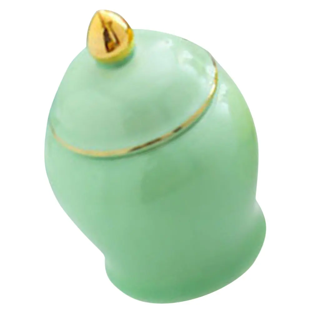 

Sealed Ceramic Tea Box 70ml Airtight Kitchen Storage Container Candy Sugar Holder Delicate Shape Home Tea Supplies