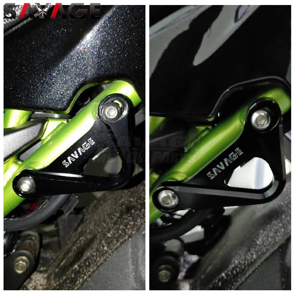 NINJA 650 Rear Footrest Passenger Foot Peg Blanking Plate For Kawasaki Z650 EX650 ER650 Motorcycle Accessories Pedal Racing Hook