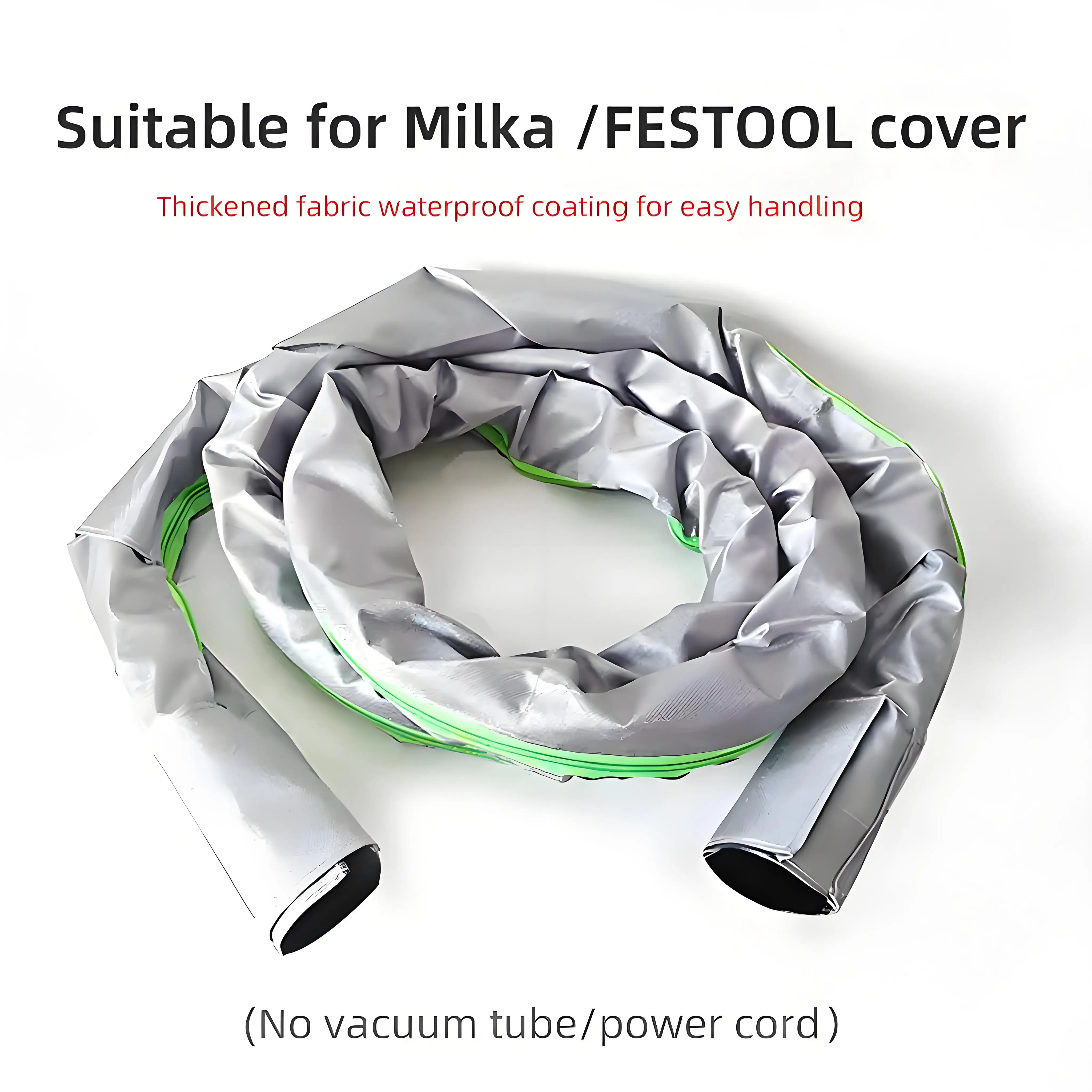 3.5/5M Vacuum Tube Protective Cover for MIRKA/FESTOOL Hose Protective Cover Dust Wear-resistant Waterproof