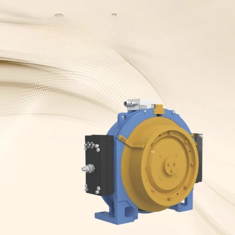 Gearless passenger and freight elevator traction machine MINI5F