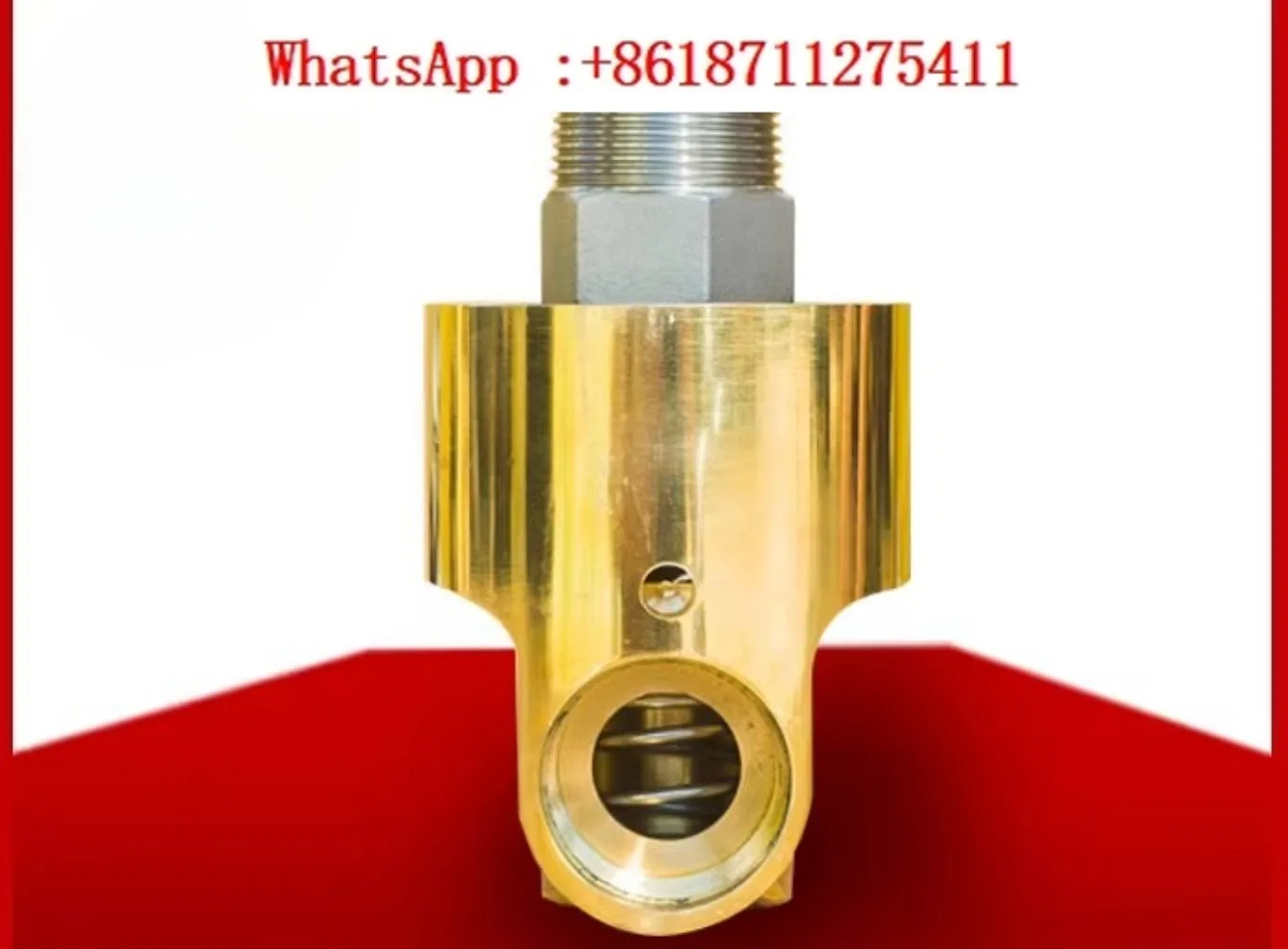 

H type two-way copper rotary joint high temperature hot oil positive teeth RHSG15/20/25/32/40/50 plate 65