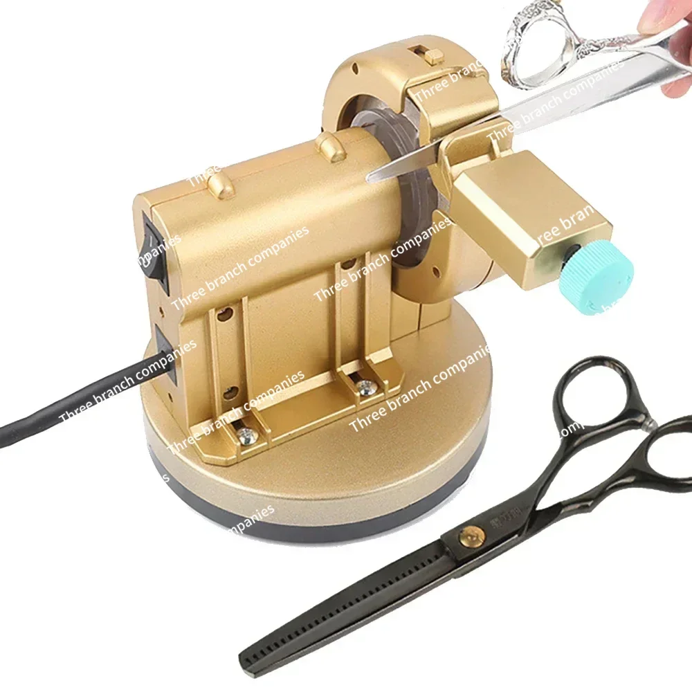 

Hairdresser Self - Grinding Scissors Machine Flat Shear Tooth Shear Polisher Tailor Scissors Grinder Tool Sharpener