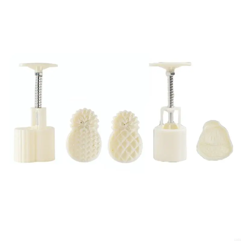 

400A Pineapples/Flower Dessert Stamp Hand Pressure Plastic Baking Accessories