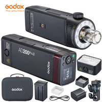 Godox AD200ProII AD200Pro II TTL 2.4G Wireless Camera Pocket Flash Compatible with  Nikon Canon Sony Fuji Olympus