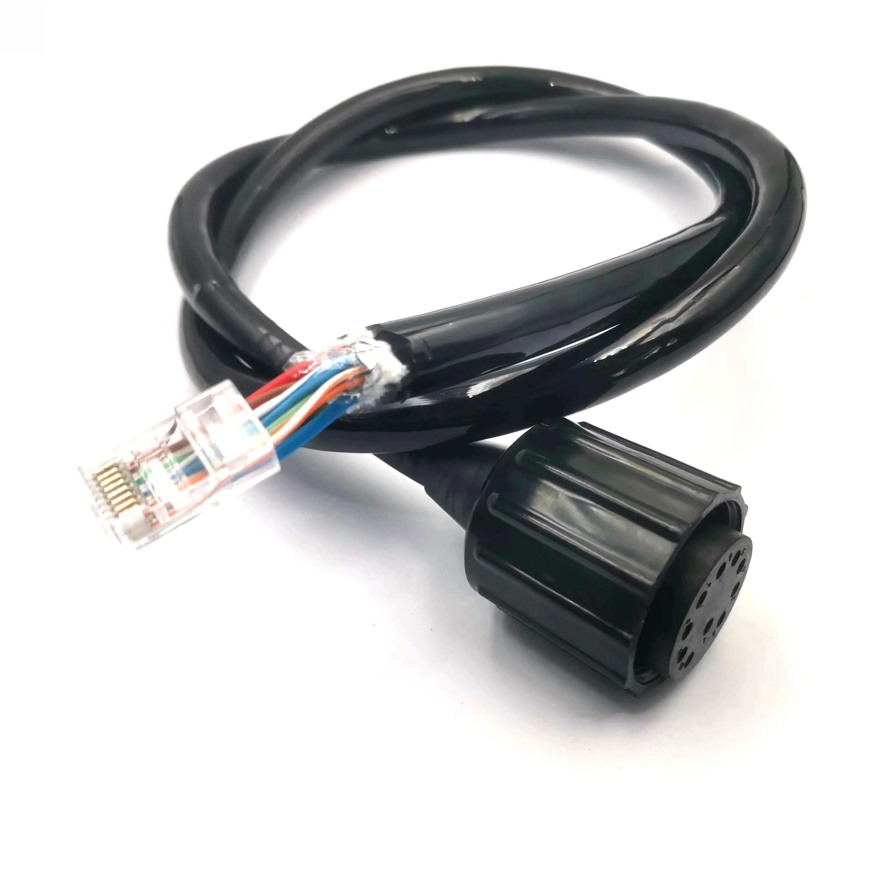 Gigabit Ethernet Subsea Connector IP68 316L Stainless Steel 7000m Wet Mate SubConn-Compatible for ROV AUV Camera