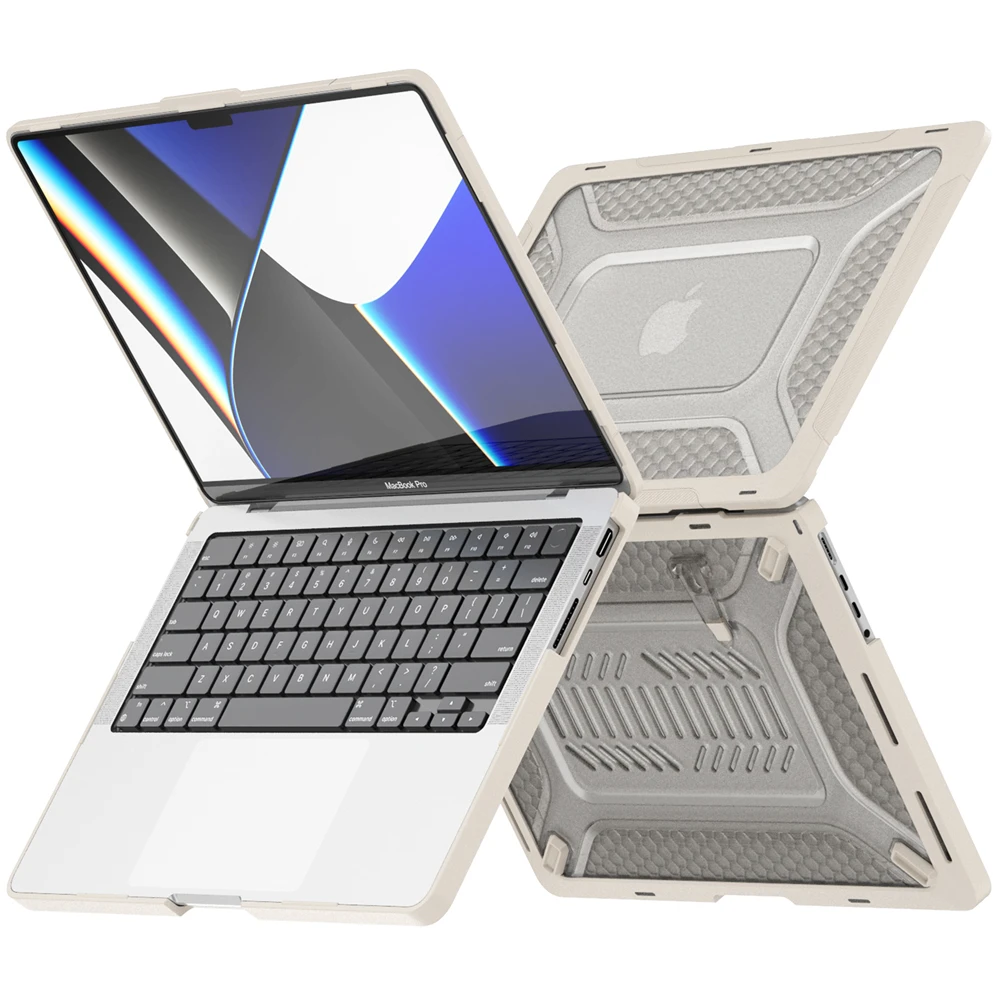 Laptop Case for MacBook Pro 14 2026 M5 Max Case Pro 14.2 Model A3426 Bottom Stand Cover for MacBook Pro 16 M4 M3 M2 A2485 Case